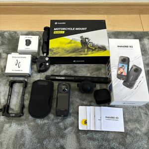 【美品】Insta360 X3 インスタ360X3　付属品多数　