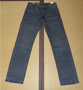 即決 送料無料 LEVIS 501 00501-3059 W29 L32 黒/グレー系 新品 ビッグE ストレッチ レギュラー ボタンフライ プレミアム 2022 定価14300円