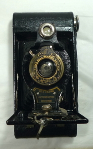 Kodak No.2 Folding Autographic Brownie 120 6×6ブローニーフイルム使用 6×9判 機械機能 問題無 ケース付