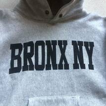 Champion BRONX NYチャンピオン ブロンクス　ニューヨーク　リバースウィーブ パーカー　70s ビンテージ復刻　単タグ　赤タグ　肉厚ボディM_画像2