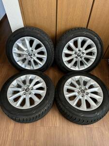 【ワンシーズンのみ使用】ヨコハマ アイスガード6 IG60 スタッドレス 195/60r16 カローラツーリング純正 7J+50 4本セット プリウス等に