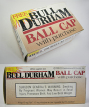 BULL DURHAM TOBACCO 90s VINTAGE CAP デッドストック プロモ デニム キャップ ヴィンテージ USA POLO 販促 アメカジ タバコ 非売品_画像10