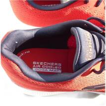 新品25cm(24.5cm相当)スケッチャーズ Skechers 赤ランニングシューズ軽量メンズスニーカー GO RUN ゴーランレッド_画像6