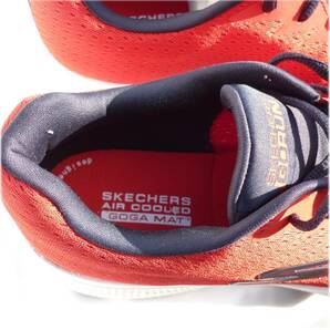 新品25cm(24.5cm相当)スケッチャーズ Skechers 赤ランニングシューズ軽量メンズスニーカー GO RUN ゴーランレッドの画像6