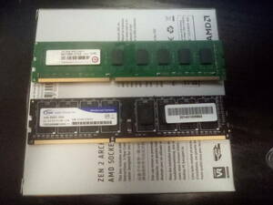 transcend　Team　DDR3 1600 4GB×2枚