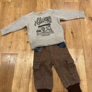 BLOC ブロック　スエット　子供服3T 古着　100くらい　超渋　激レア　中古　ダディオーダディ