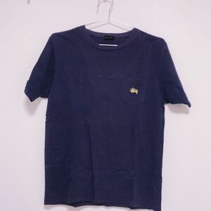 「美品」STUSSY ストゥーシー POCKET TEE ポケT M Tシャツ