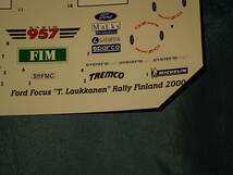 ST27・1/24フォード・フォーカス　“T.Laukkanen” Rally Finland 2000年用ＮＧデカール_画像3
