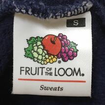 45RPM FRUIT OF THE LOOM プルオーバー パーカ Sサイズ ネイビー USED フルーツオブザルーム フーディー 紺 アメカジ 古着_画像7