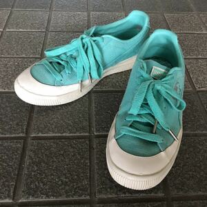 PUMA DIAMOND SUPPLY CO. CLYDE MINT US8.5 USED プーマ ダイアモンドサプライ 別注 クライド ミント 27.5cm アメカジ 古着