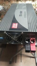 Mean Well 1500w 正弦波 インバーター　TS-1500 DC12v入力　AC100出力　ジャンク品　_画像2