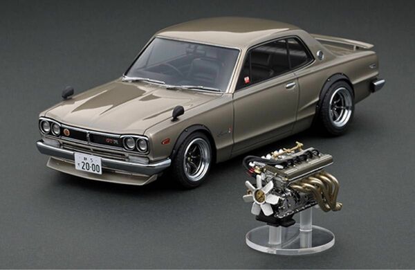 WEB限定 1/18 Nissan Skyline 2000 GT-R (KPGC10) With Engine【IG1768】