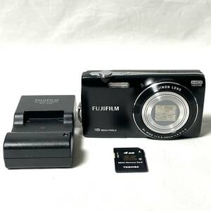 FUJIFILM 富士フィルム FinePix JZ250 デジタルカメラ デジカメ 動作品 BC-45B バッテリー 充電器 SDカード付き (r650)