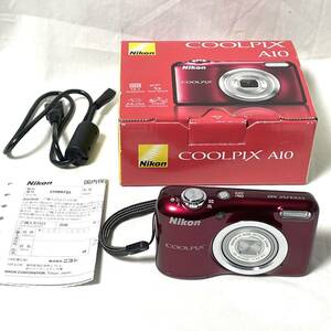 美品 Nikon COOLPIX A10 コンパクト デジタルカメラ デジカメ (r671)