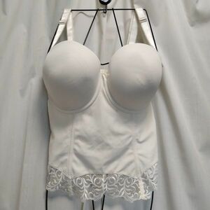 【USED美品】80J 補正下着 ロングブラジャー 白