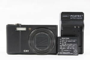 リコー ペンタックス Ricoh CX1 ブラック コンパクトデジタルカメラ 撮影OK ランクAB-