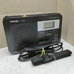 東芝 AM/FM/短波ラジオ TY-SHR4 2023年製 LEDライト搭載 TOSHIBA ワイドFM ラジオNIKKEI