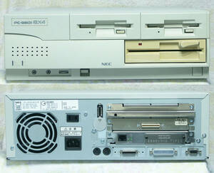 【新春セール】 完全整備品 PC-9801BX4 ( AmDX2 / 16MB / 543MB / FDD-3.5x2,5.25x1 / SCSI / LAN / 外付CDROM ) ソリッドコンデンサ - 19