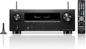 DENON AVR-X2800H-K　7.2ch AVサラウンドレシーバー 8K Ultra HD、HDR10+、 eARC対応/ブラック　1年保証付　アウトレット品 　送料無料