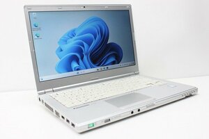 1円スタート ノートパソコン Windows11 Panasonic レッツノート CF-LX6 第7世代 Core i5 SSD256GB メモリ8GB Windows10 14インチ カメラ