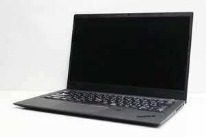 1円スタート ノートパソコン 軽量 第8世代 Core i5 メモリ8GB LENOVO ThinkPad X1Carbon 6th Gen 2018 完全未検査品 ジャンク カメラ