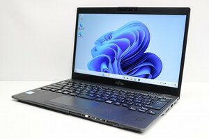 1円スタート ノートパソコン Windows11 富士通 LIFEBOOK U939 軽量 777g 第8世代 Core i5 SSD256GB メモリ8GB 13.3 カメラ 薄型 Windows10