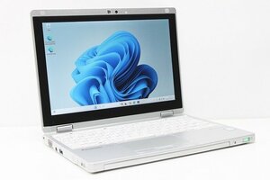 1円スタート ノートパソコン Windows11 軽量745g 2in1PC Panasonic レッツノート CF-RZ6 Windows10 第7世代 Core i5 SSD256GB メモリ8GB