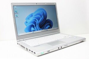 1円スタート ノートパソコン Windows11 Panasonic レッツノート CF-LX6 第7世代 Core i5 SSD256GB メモリ8GB Windows10 14インチ カメラ