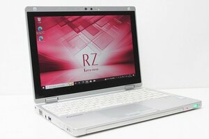 1円スタート Windows11 無料変更 軽量745g 2in1PC Panasonic レッツノート CF-RZ6 Windows10 第7世代 Core i5 SSD256GB メモリ8GB