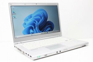 1円スタート ノートパソコン Windows11 Panasonic レッツノート CF-LX6 第7世代 Core i5 SSD256GB メモリ8GB Windows10 14インチ カメラ