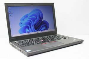 1円スタート ノートパソコン Windows11 LENOVO ThinkPad X270 SSD256GB メモリ8GB 第7世代 Core i5 Windows10 カメラ 軽量 コンパクト