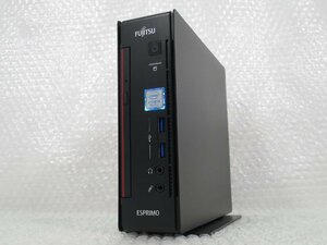 ●●富士通 FUJITSU ESPRIMO Q556/R / i3-7100T / 8GBメモリ / 1TB HDD / Windows 10 Pro【 中古デスクトップパソコン ITS JAPAN 】