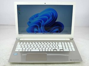 ●東芝 TOSHIBA dynabook T65/EG / i7-7500U / 4GBメモリ / 500GB HDD / 15.6型 / Windows11 Home【 中古ノートパソコン ITS JAPAN 】