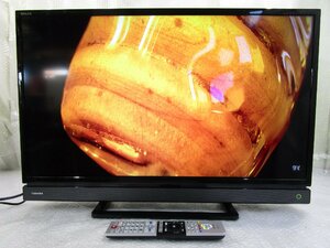 ◎東芝 TOSHIBA レグザ 32V型 ハイビジョン液晶テレビ 32V31 地デジ精細感復元/3チューナーW録対応 2017年製 リモコン付 直接引取OK w12611