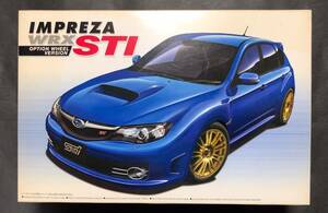 @中古絶版模型堂 アオシマ 1/24 スバルGRBインプレッサWRXSTI5door'07 オプションホイール スバル GRB インプレッサ WRX STI 5ドア 2007