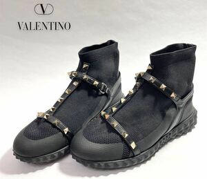 Valentino Garavani Rockstud Body-Tech Sock Sneaker ヴァレンティノ ロックスタッズ ソックス スニーカー ブラック レディース 正規品