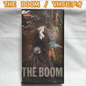 【VHSビデオ】THEBOOM/きのう聞かせた僕の歌/歌詞カード付き