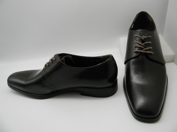 ★△【 Gainer 】◆ こげ茶色 革靴（２５ｃｍ）ビジネスシューズ