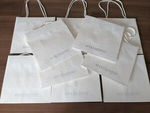 MIKIMOTO ミキモト ショップバッグ 紙袋 新品同様 １０枚 美品