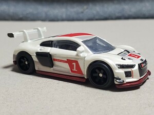 中古美品★ホットウィール プレミアム アウディ R8 LMS★オープントラック ミニカー レーシングカー