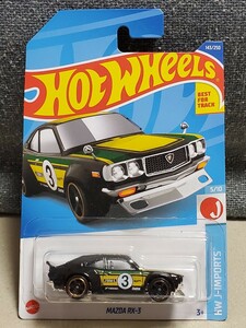 新品未開封品★ホットウィール マツダ RX-3 HHF23★ミニカー サバンナ レーシングカー ロータリー