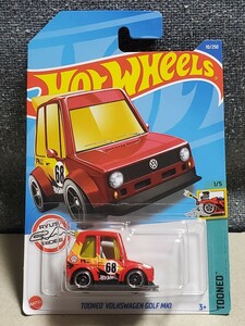 新品未開封品★ホットウィール トゥーンド フォルクスワーゲン ゴルフ MK1 HHF03 レッド★ミニカー VW マーク1