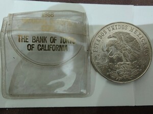 銀貨　記念硬貨　メキシコオリンピック　1968年　25ペソ　五輪　記念コイン　コレクション　