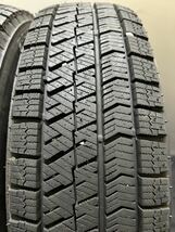 165/70R14 BRIDGESTONE/VRX2 22年製 キャロウィン 14インチ 5J ＋39 100/114.3 4H スタッドレス 4本 ヴィッツ (南2-E647)_画像9