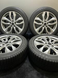 225/50R18 DUNLOP/WINTER MAXX 03 21年製 BALMINUM 18インチ 7.5J ＋42 114.3 5H スタッドレス 4本 レクサス UX カローラクロス (南7-E686)