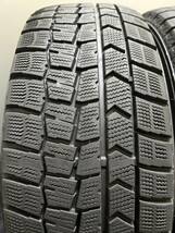 215/55R17 DUNLOP/WINTER MAXX WM02 18年製 DUFACT 17インチ 7J ＋38 114.3 5H スタッドレス 4本 クラウン マークX カムリ (南5-E857)_画像6