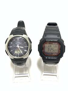 【稼働品 一部難あり】カシオ CASIO G-SHOCK 2点セット GW-M5610・WVA-430J 腕時計 005JIHC13