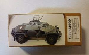 ★ソブリン/SOVEREIGN/軍/MG.Sd.Kfz.221/DESIGNED AND MANUFACTURED BY JOHN TASSELL/軍用車/戦車/レジン/メタルキット/ガレージキット