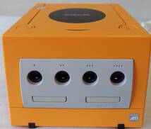 【ゲーム機】任天堂 ゲームキューブ 本体 オレンジ　スーパーマリオサンシャイン（ソフトのみ）つき　 動作品　すぐ遊べるセット　箱無し_画像4