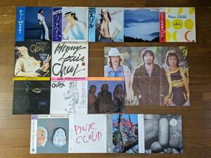 ①◆JOHNNY,LOUIS & CHAR、ピンク・クラウド、CHAR最強セット◆極美帯付LP14枚セット！ポスター付！アルバム完全コンプリート！欠点少ない